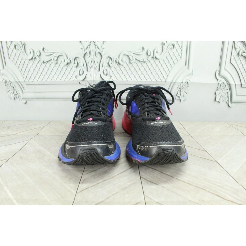 BROOKS Launch 4 B 066 Black Nylon Lace Up Running Shoes Size 9 M (B) - Picture 4 of 9